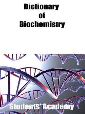 cover image of Dictionary of Biochemistry